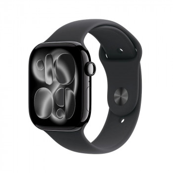 Apple Watch Series 11 älykello 5G, 46 mm alumiinikotelo, M/L, musta, MFC44QL/A