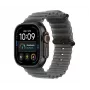 Apple Watch Ultra 4 -älykello, GPS + Cellular, 49 mm, musta, Ocean-ranneke läpikuultava musta