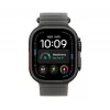 Apple Watch Ultra 4 -älykello, GPS + Cellular, 49 mm, musta, Ocean-ranneke läpikuultava musta