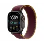 Apple Watch Ultra 4 -älykello, GPS + Cellular, 49 mm, musta, Trail Loop viininpunainen, M/L