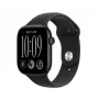 Apple Watch Series 12 älykello, GPS + Cellular, 46 mm, musta alumiinikotelo, musta urheiluranneke S/M