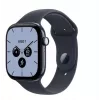 Apple Watch Series 12 älykello, GPS + Cellular, 42 mm, yönsininen keraaminen kotelo, laivastonsininen urheiluranneke M/L