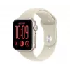 Apple Watch SE 3 älykello, GPS + Cellular, 44 mm, tähtivalkea alumiinikotelo, hiekanvärinen urheiluranneke S/M