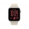 Apple Watch SE 3 älykello, GPS + Cellular, 44 mm, tähtivalkea alumiinikotelo, hiekanvärinen urheiluranneke S/M