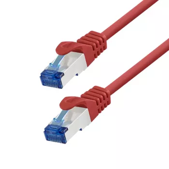 LogiLink CP4064S kytkentäkaapeli Cat.6A CCA S/FTP LSZH, 3 m, punainen, EconLine