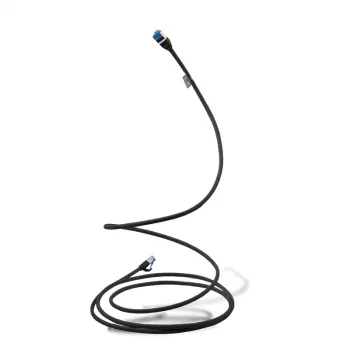 LogiLink CP5013S kytkentäkaapeli Cat.6A SLIM S/FTP LSZH, 0,25 m, musta, SlimLine