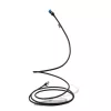LogiLink CP5023S kytkentäkaapeli Cat.6A SLIM S/FTP LSZH, 0,5 m, musta, SlimLine