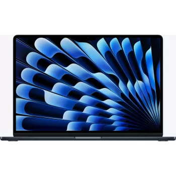 Apple MacBook Air Z1LW 15,3 tuuman kannettava tietokone, 10-ytiminen M5, 32 Gt RAM, 1 Tt SSD, macOS, keskiyö, saksalainen QWERTZ-näppäimistö