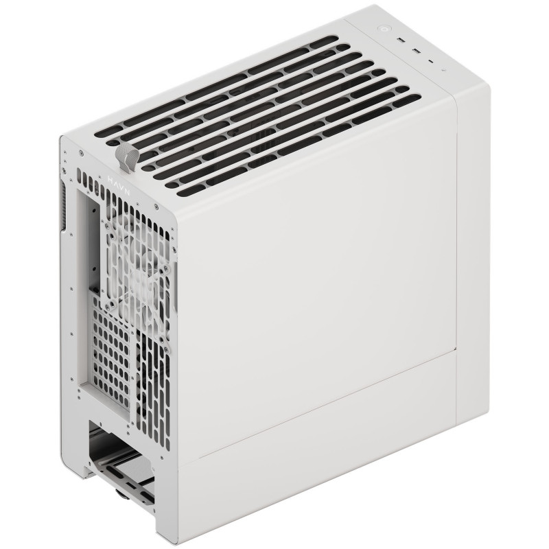 HAVN BF 360 Flow Solid tietokonekotelo, Midi Tower, E-ATX, valkoinen