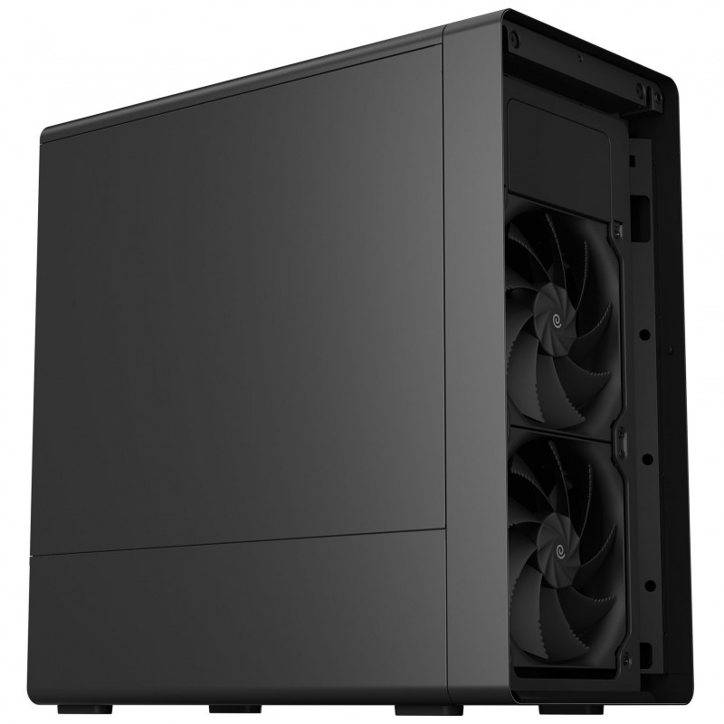 HAVN BF 360 Flow Solid tietokonekotelo, Midi Tower, E-ATX, musta