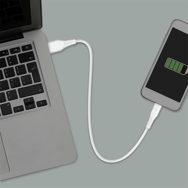 LogiLink CU0251 USB 2.0 -kaapeli USB-C – USB-A, 480 Mbit/s, 15 W, valkoinen, 0,5 m