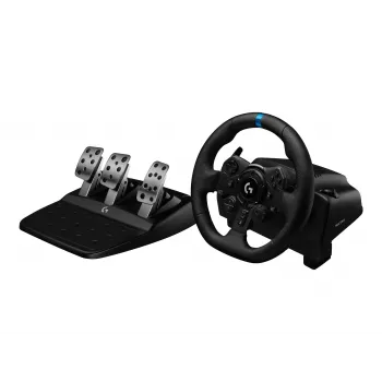 Logitech G923 -ohjauspyörä ja polkimet kilpapeleihin, PC, musta