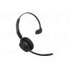 Jabra Evolve3 45 Mono UC -kuulokemikrofoni LINK 390c -adapterilla ja latausalustalla, musta