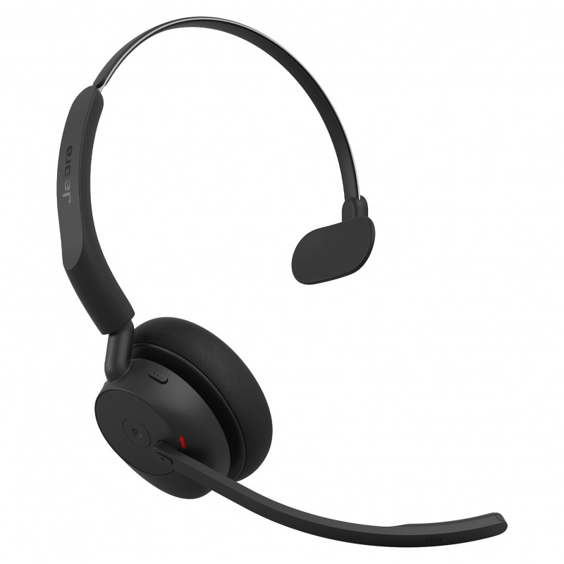 Jabra Evolve3 45 MS Mono -kuulokemikrofoni ja Link 390c, korvalle asettuva, Bluetooth, musta