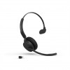 Jabra Evolve3 45 MS Mono -kuulokemikrofoni ja Link 390c, korvalle asettuva, Bluetooth, musta