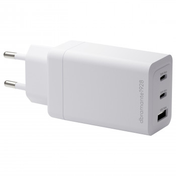 dbramante1928 CI70CCWH4436 verkkolaite, 70 W, 2x USB-C + 1x USB-A, EU-pistoke, valkoinen