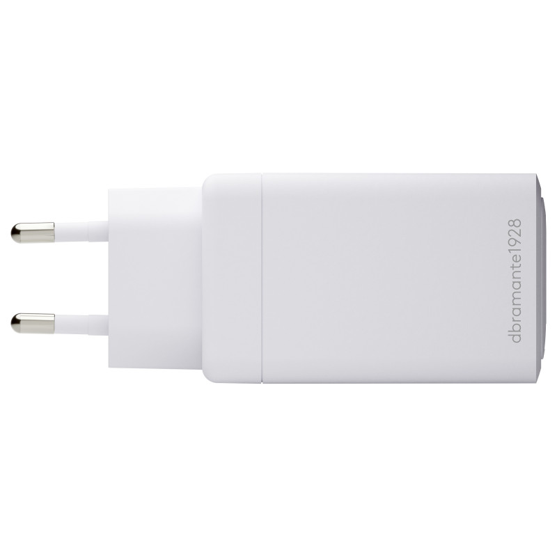 dbramante1928 CI70CCWH4436 verkkolaite, 70 W, 2x USB-C + 1x USB-A, EU-pistoke, valkoinen