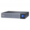 APC Easy UPS On-Line SRVL1KRIRK UPS-laite, 1000 VA / 900 W, Li-Ion, 2U-räkki, kiskosarjalla