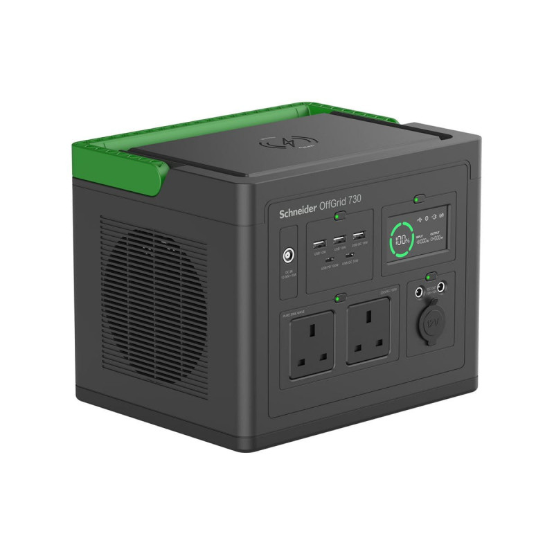 APC Schneider OffGrid 730 PPS730-UK kannettava virta-asema, 738 Wh, UK-pistorasiat