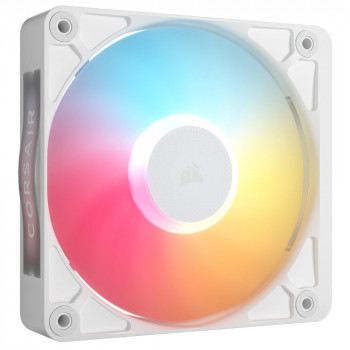 Corsair iCUE LINK RX120 II RGB PWM-tuuletin CO-9051058-WW, 120 mm, yksittäinen tuuletin, valkoinen