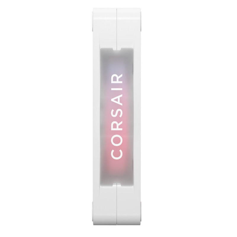 Corsair iCUE LINK RX120 II RGB PWM-tuuletin CO-9051058-WW, 120 mm, yksittäinen tuuletin, valkoinen