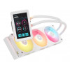Corsair iCUE LINK TITAN II 360 RX LCD AIO-nestejäähdytin prosessorille CW-9061046-WW, 12 cm tuulettimet, valkoinen