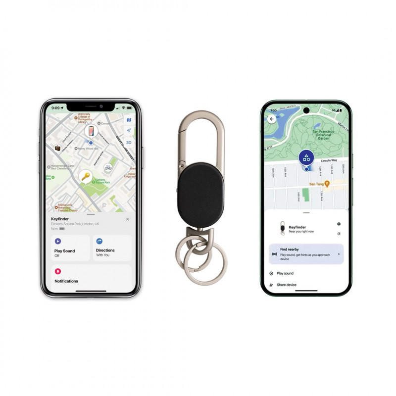 XD Design Connects Keyfinder Dual avainpaikannin, Apple ja Android Find, P301.1601