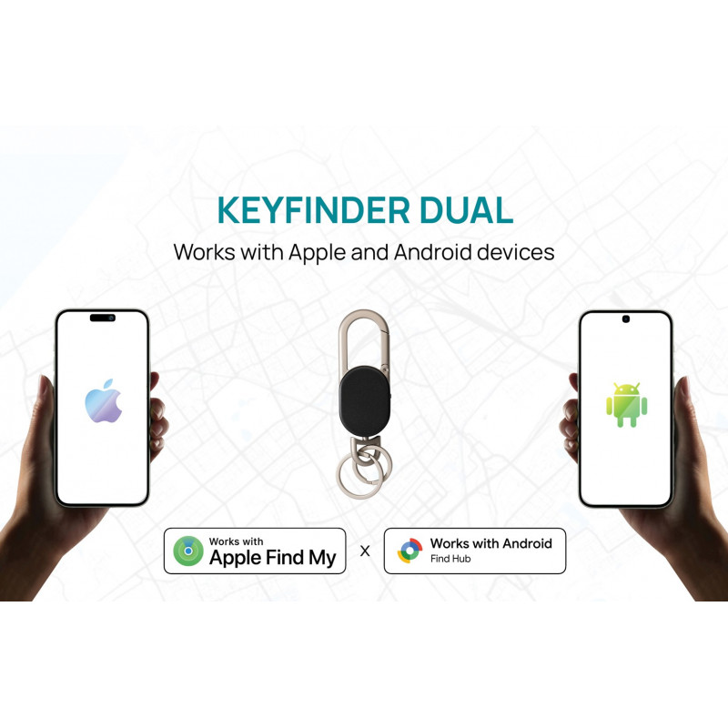 XD Design Connects Keyfinder Dual avainpaikannin, Apple ja Android Find, P301.1601