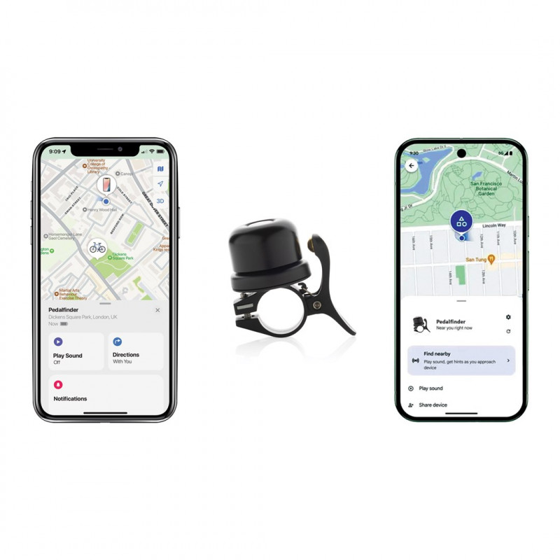 XD Design Connects Bike Finder Dual polkupyörän kello paikantimella, Apple ja Android Find, IPX6, P301.1401