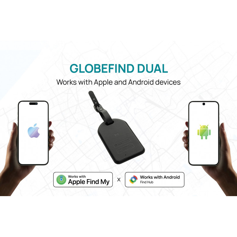 XD Design Connects Globefind Dual RCS matkatavarapaikannin, Apple ja Android Find, P301.5701