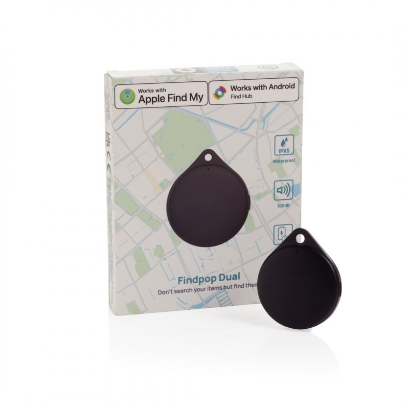 XD Design Connects Findpop Dual paikannin, Apple ja Android Find, IPX5, P301.1701