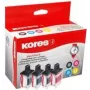 Kores G1537KIT mustekasettipakkaus, korvaa Brother LC-3219XL, musta + syaani + magenta + keltainen