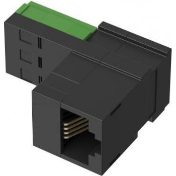 Hama puhelinsovitin, T+T-pistoke – modulaarinen liitin 8p4c