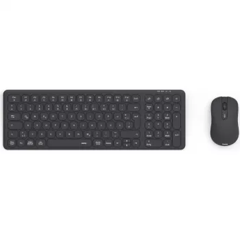 Hama WKM-300 usean laitteen näppäimistö-hiirisetti, langaton, RF/Bluetooth, musta, QWERTZ DE