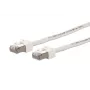 Metz Connect Ultraflex500 VoIP-verkkokaapeli (patch) S/FTP Cat.6, valkoinen, 0,5 m
