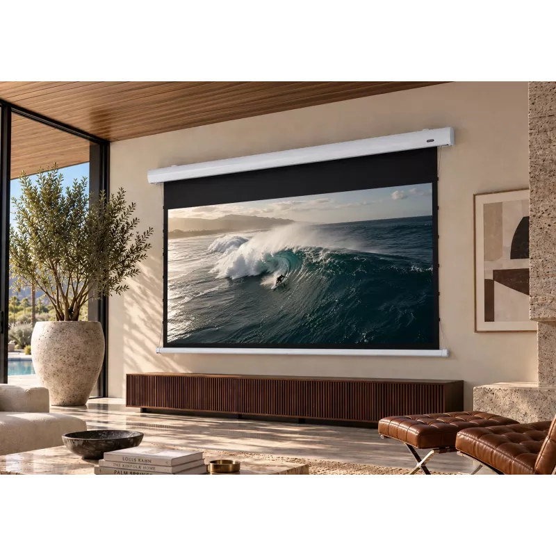 celexon HomeCinema Tension 90 MWHT moottoroitu valkokangas, 228,6 cm