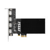 MSI GeForce GT 710 2GD3H näytönohjain, 2 Gt GDDR3, 64-bittinen, 4x HDMI