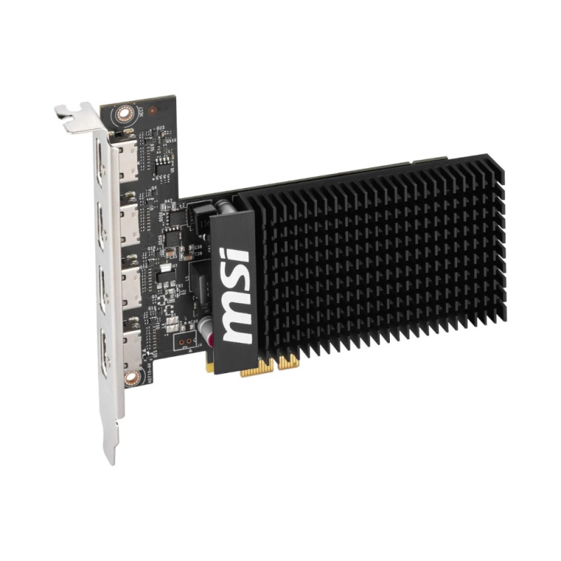 MSI GeForce GT 710 2GD3H näytönohjain, 2 Gt GDDR3, 64-bittinen, 4x HDMI