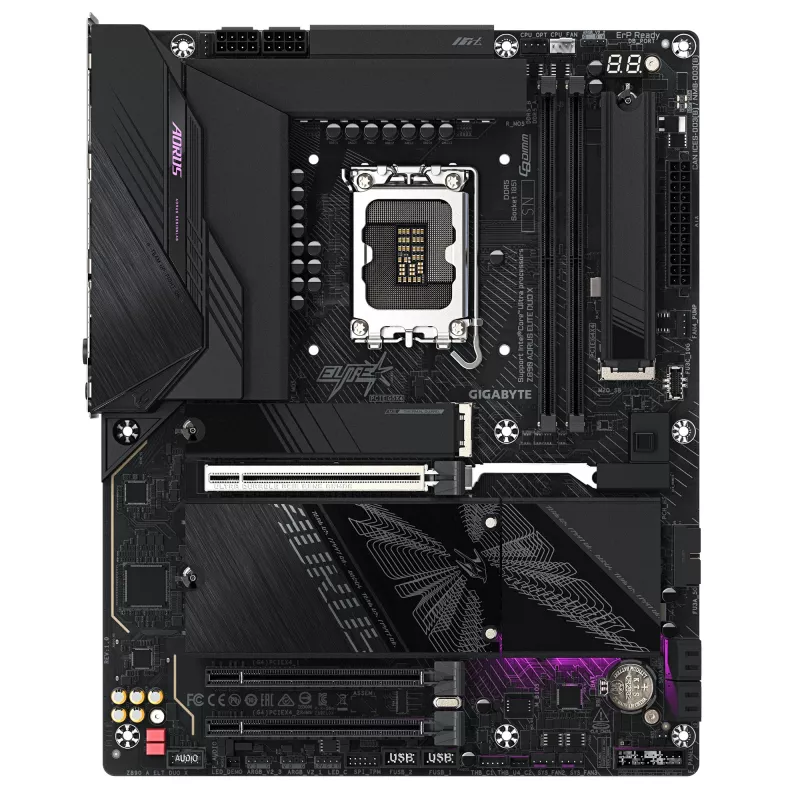 Gigabyte Z890 AORUS Elite Duo X emolevy, ATX, kanta LGA1851, DDR5