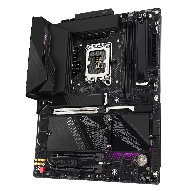 Gigabyte Z890 AORUS Elite Duo X emolevy, ATX, kanta LGA1851, DDR5