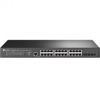 TP-Link JetStream TL-SG3428XPP-M2 hallittava L2+-verkkokytkin, 2,5G Ethernet, PoE, 1U, musta