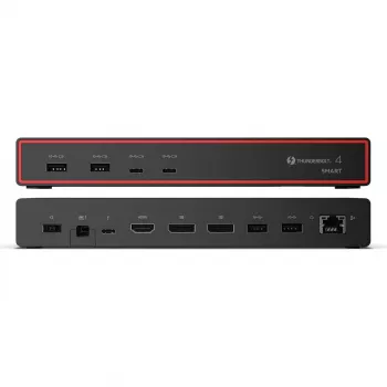 Lenovo ThinkPad Thunderbolt 4 Smart Dock 40BE0135DE telakointiasema, musta, 100 W, 4K@60Hz