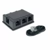 S/CONN maximum connectivity ISDN-jakaja, 6-paikkainen, sarja 3,0 m liitäntäkaapelilla, 71400-6SET