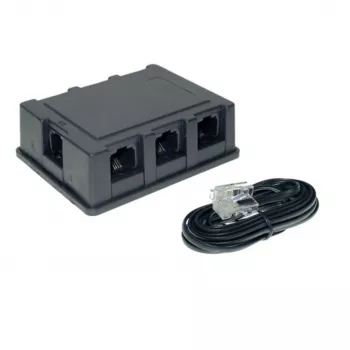 S/CONN maximum connectivity ISDN-jakaja, 6-paikkainen, sarja 3,0 m liitäntäkaapelilla, 71400-6SET