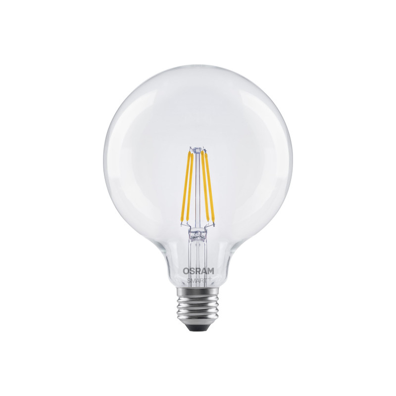 Osram SMART+ MATTER Filament Dimmable Classic Globe 827 hehkulanka-älylamppu, E27, 6 W, lämmin valkoinen, Wi-Fi