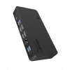 ICY BOX IB-DK2255AC 11-in-1 kannettavan telakka, DL6950-piiri, 2x videolähtö (2x DP/HDMI 4K@60 Hz), 96 W PD isäntälaitteelle, Gigabit LAN, isäntäliitäntä C+A 10 Gbps, musta