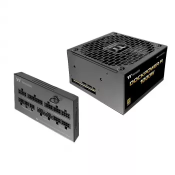 Thermaltake Dockpower FI 1000W virtalähde, 80 PLUS Gold, modulaarinen, musta