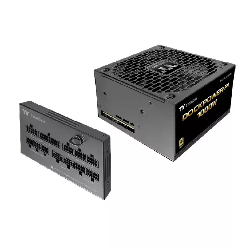 Thermaltake Dockpower FI 1000W virtalähde, 80 PLUS Gold, modulaarinen, musta