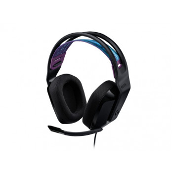 Logitech G335 langallinen pelikuulokemikrofoni, 3,5 mm liitäntä, musta