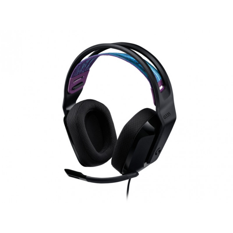 Logitech G335 langallinen pelikuulokemikrofoni, 3,5 mm liitäntä, musta